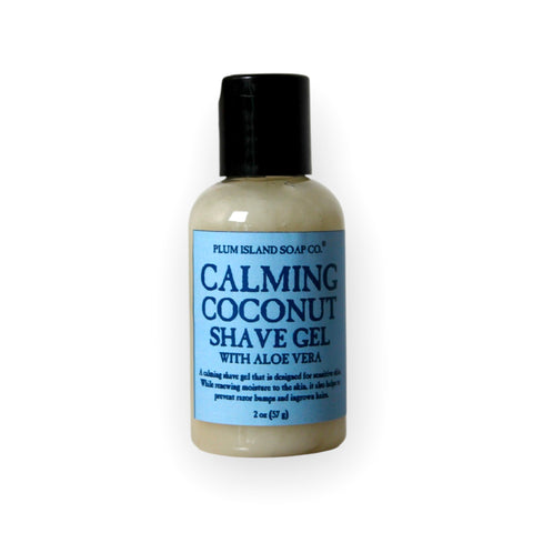 Calming Coconut Shave Gel – Plum Island Soap Co.®