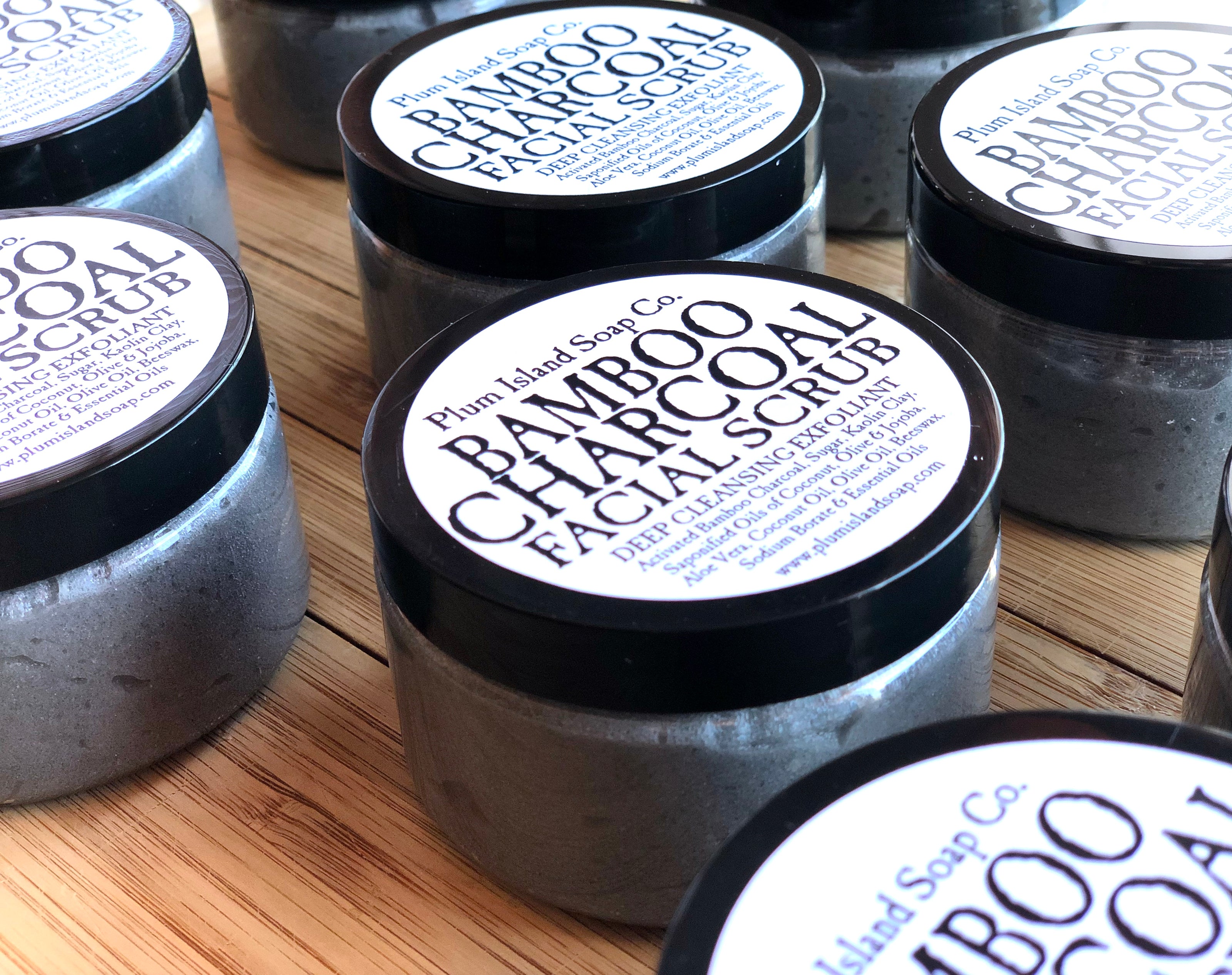 Bamboo Charcoal Facial Scrub